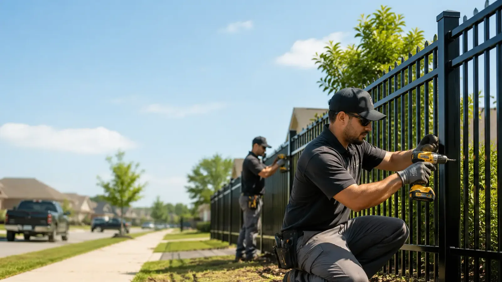 Metal Fence Installation in West Chesterfield, MA